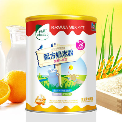 初朵胡蘿卜蔬菜奶米粉