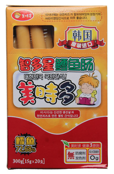 美時(shí)多智多星鱈魚(yú)腸300g