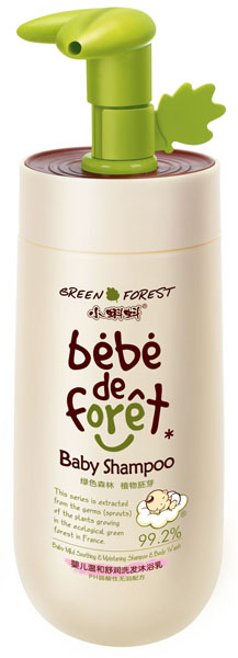 小蝌蚪嬰兒溫和舒潤(rùn)洗發(fā)沐浴乳