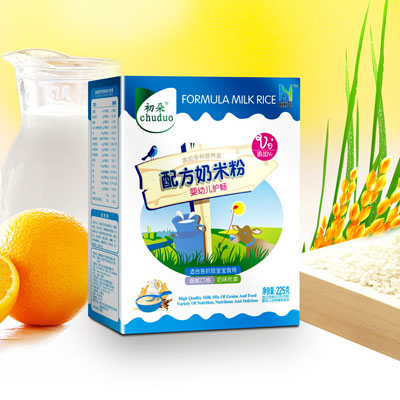 初朵盒裝護(hù)腸奶米粉