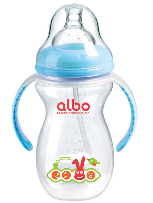 愛樂寶PP葫蘆自動奶瓶270ml藍(lán)色