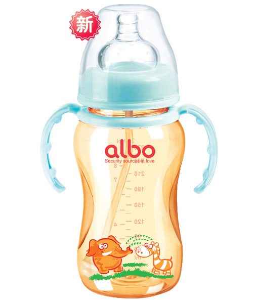 愛樂寶PPSU寬口自動(dòng)奶瓶藍(lán)色300ml