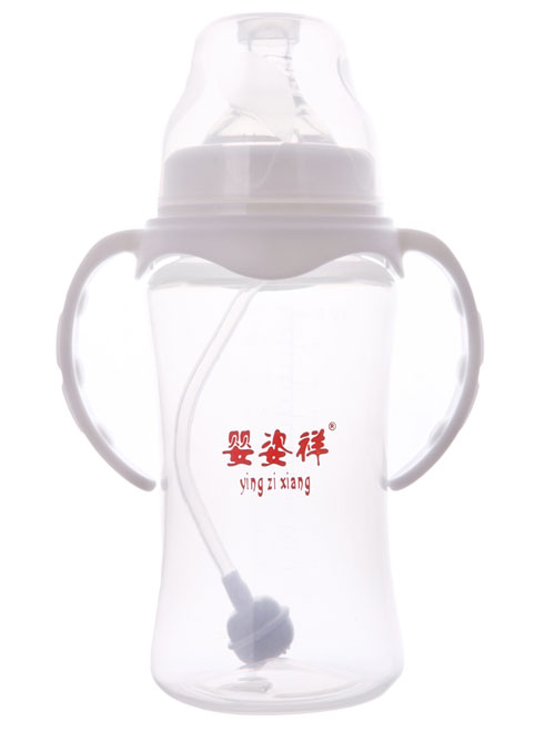 嬰姿祥寬口雙耳自動(dòng)弧形奶瓶330ML