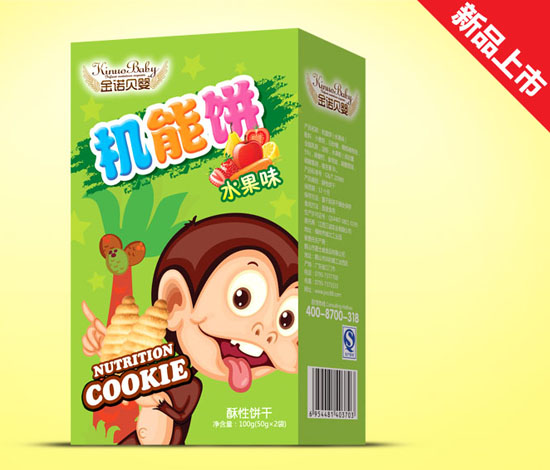 金諾貝嬰機能餅(水果味)