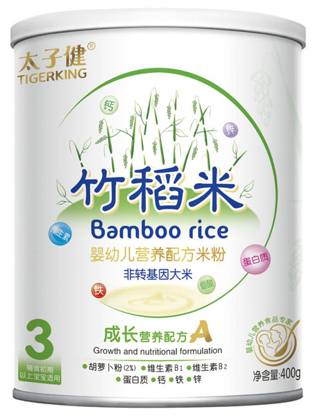 太子健成長營養(yǎng)配方竹稻米米粉聽裝