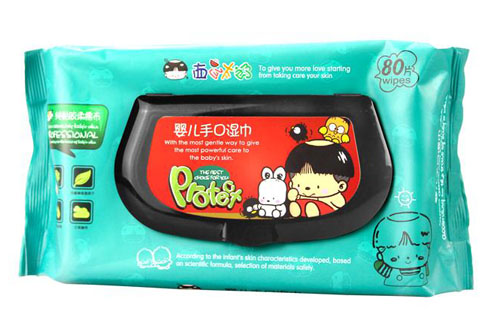西瓜太郎嬰兒手口濕巾(80片裝)