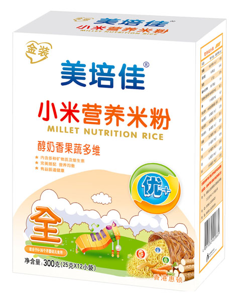 美培佳醇奶香果蔬多維小米營(yíng)養(yǎng)米粉
