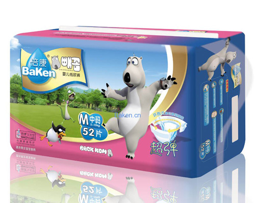 貝肯熊超彈嬰兒紙尿褲M碼(大包裝)