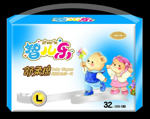 智兒樂舒柔棉嬰兒紙尿褲L碼