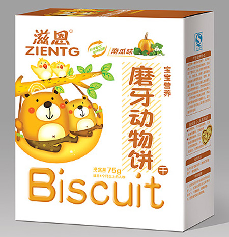 滋恩磨牙動物餅南瓜味