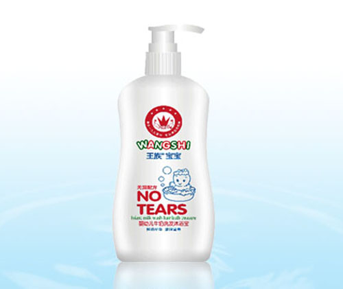 王族寶寶王族寶寶嬰兒牛奶洗發(fā)沐浴寶300ml