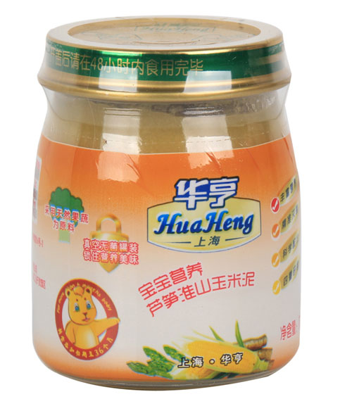 華亨寶寶營(yíng)養(yǎng)蘆筍淮山玉米泥