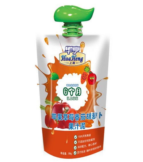 華亨蘋果草莓番茄胡蘿卜果汁泥