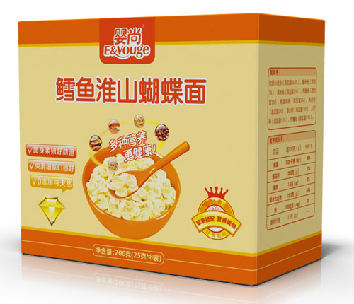 嬰尚鱈魚淮山蝴蝶面