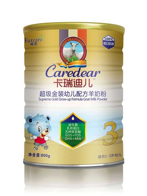 歐愛(ài)超級(jí)金裝幼兒配方羊奶粉3段
