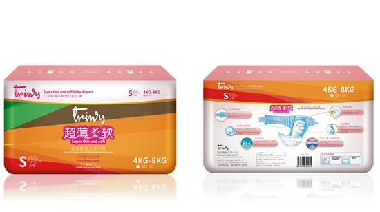 芯貝超薄柔軟嬰兒紙尿褲