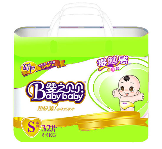 嬰之貝貝超極薄尿褲小號(hào)32片