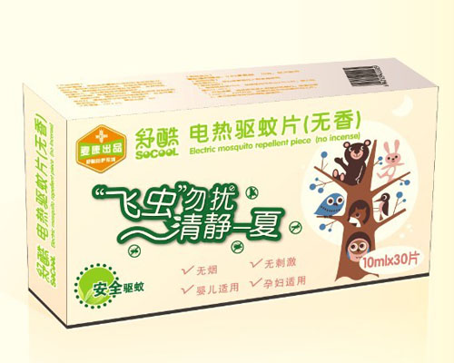舒酷電熱驅(qū)蚊片