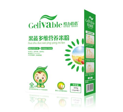 給力蓓蓓果蔬多維嬰兒營養(yǎng)米粉