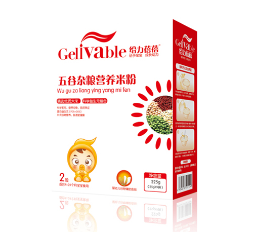 給力蓓蓓五谷雜糧嬰兒營(yíng)養(yǎng)米粉
