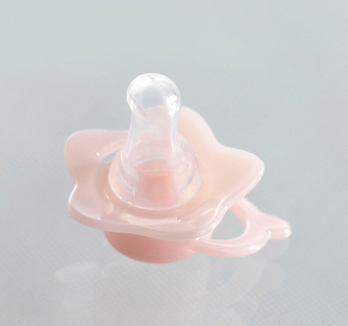 KUNKUN粉紅色安撫奶嘴(梅花型一般奶嘴)