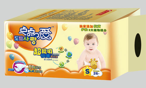 點(diǎn)點(diǎn)愛超能吸極薄嬰兒紙尿褲S碼