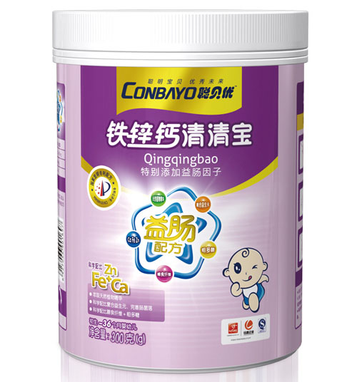 聰貝優(yōu)益腸鐵鋅鈣清清寶聽裝