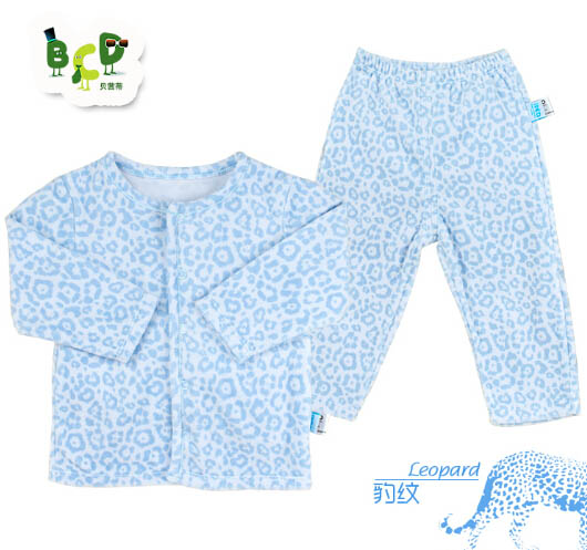 貝茜蒂藍色豹紋時尚純棉內衣