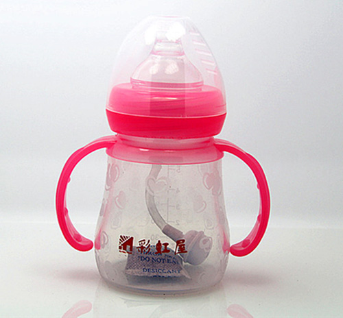 彩虹屋硅膠寬口徑自動奶瓶150ML