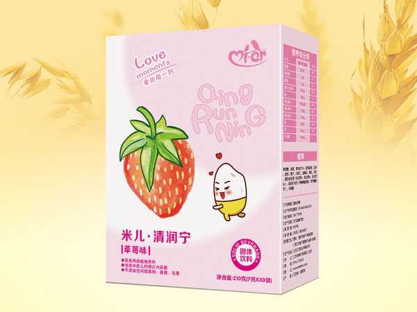 米兒草莓味清潤寧盒裝