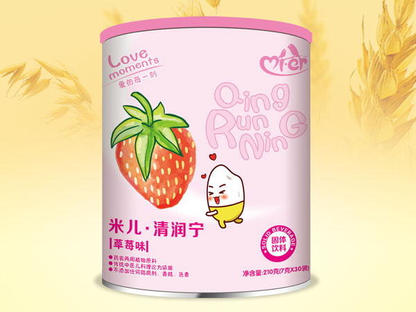 米兒草莓味清潤寧聽裝