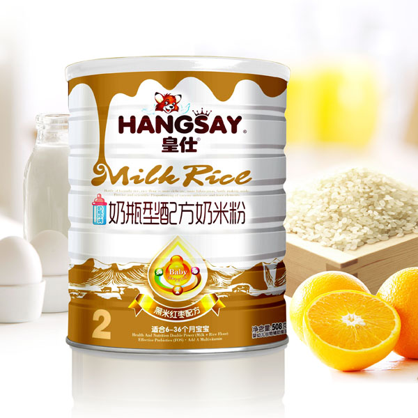 皇仕黑米紅棗配方奶瓶型奶米粉