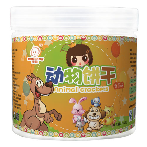 麥聰動(dòng)物餅干香蕉味