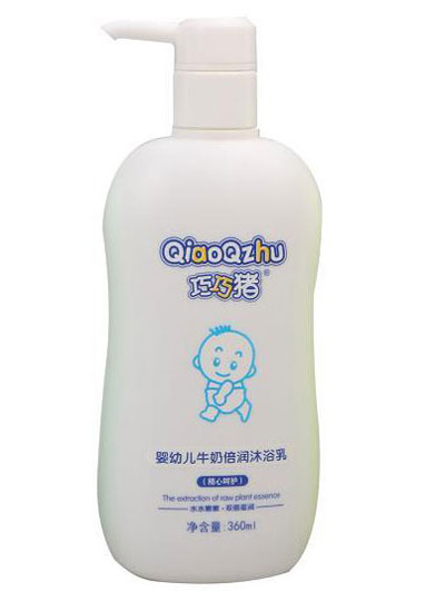 巧巧豬牛奶倍潤沐浴乳小包裝