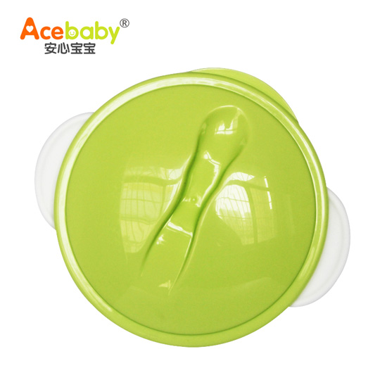 安心寶寶寶寶練習(xí)吸力碗綠色