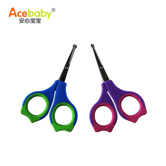 安心寶寶嬰兒安全指甲剪紫色藍(lán)色無套