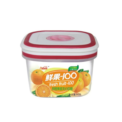 90克卡貝思鮮果100鮮橙味果醬夾心軟糖