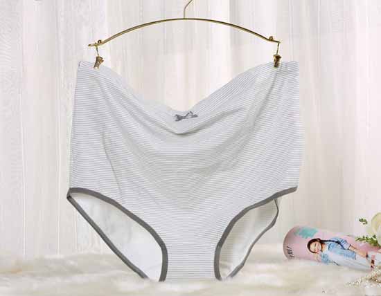 元曼甜蜜時(shí)刻516月子期綿柔調(diào)節(jié)內(nèi)褲(灰色條紋)