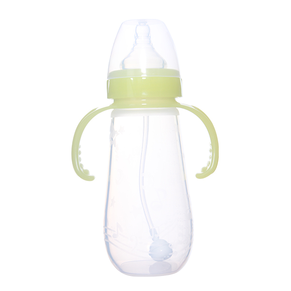 媽咪樹(shù)胖娃形300ml寬口硅膠奶瓶