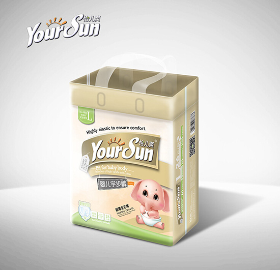 全芯體嬰兒學(xué)步褲小包裝