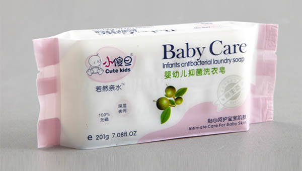 小傻旦嬰幼兒抑菌洗衣皂201g