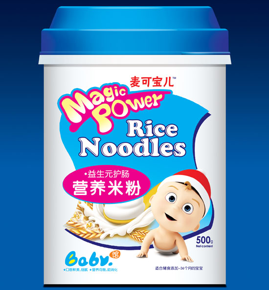 麥可寶兒益生元護(hù)腸營養(yǎng)配方米粉