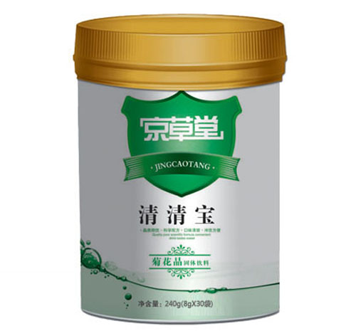 京草堂菊花晶固體飲料清清寶聽裝