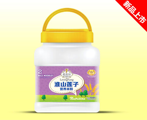 愛(ài)茵坊860g營(yíng)養(yǎng)米粉桶裝淮山蓮子