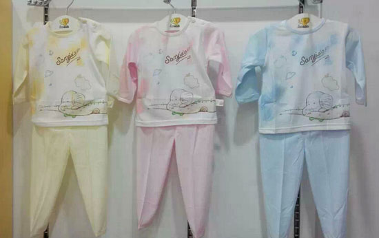 圣嬰島卡通內衣套裝春