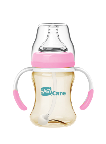 伊斯卡爾160mlPPSU自動寬口徑奶瓶(紅)