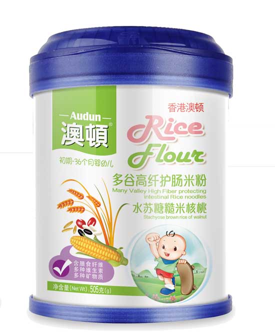 澳頓水蘇糖糙米核桃護(hù)暢米粉