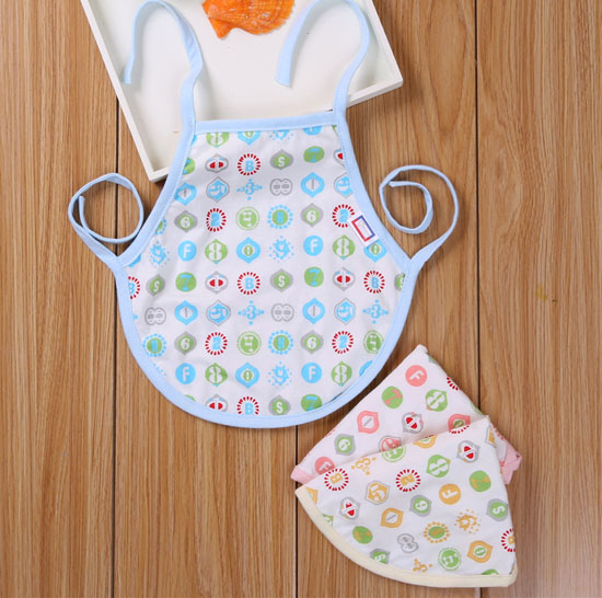 金色小魚單面竹纖維數(shù)字肚兜