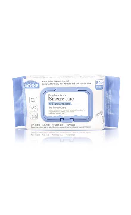 貝嬰嬰幼兒手口濕巾80片