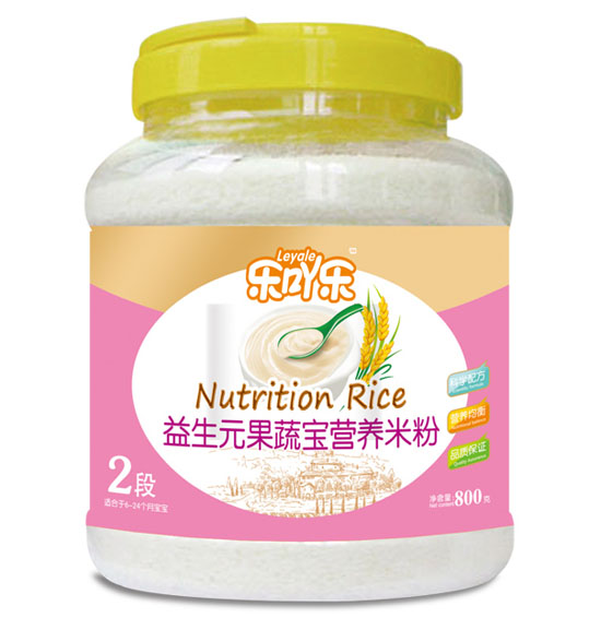 樂吖樂益生元果蔬寶營(yíng)養(yǎng)米粉2段